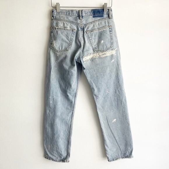 Zara 2 Jeans Femmes Against Trump Fascism LGBTQ Allies Femme - Picture 4 of 8